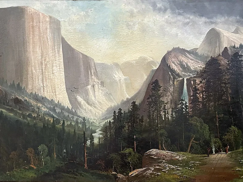 1867-John Englehart - El Capitan, Yosemite